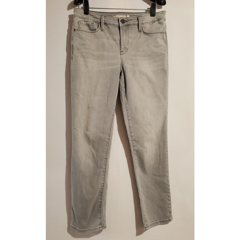 Athleta Skulptek Skinny Crop Jeans Womens Size 10 Granite Gray Fade Performance
